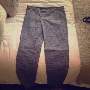 Banana republic black/cream RYAN fit 14 long